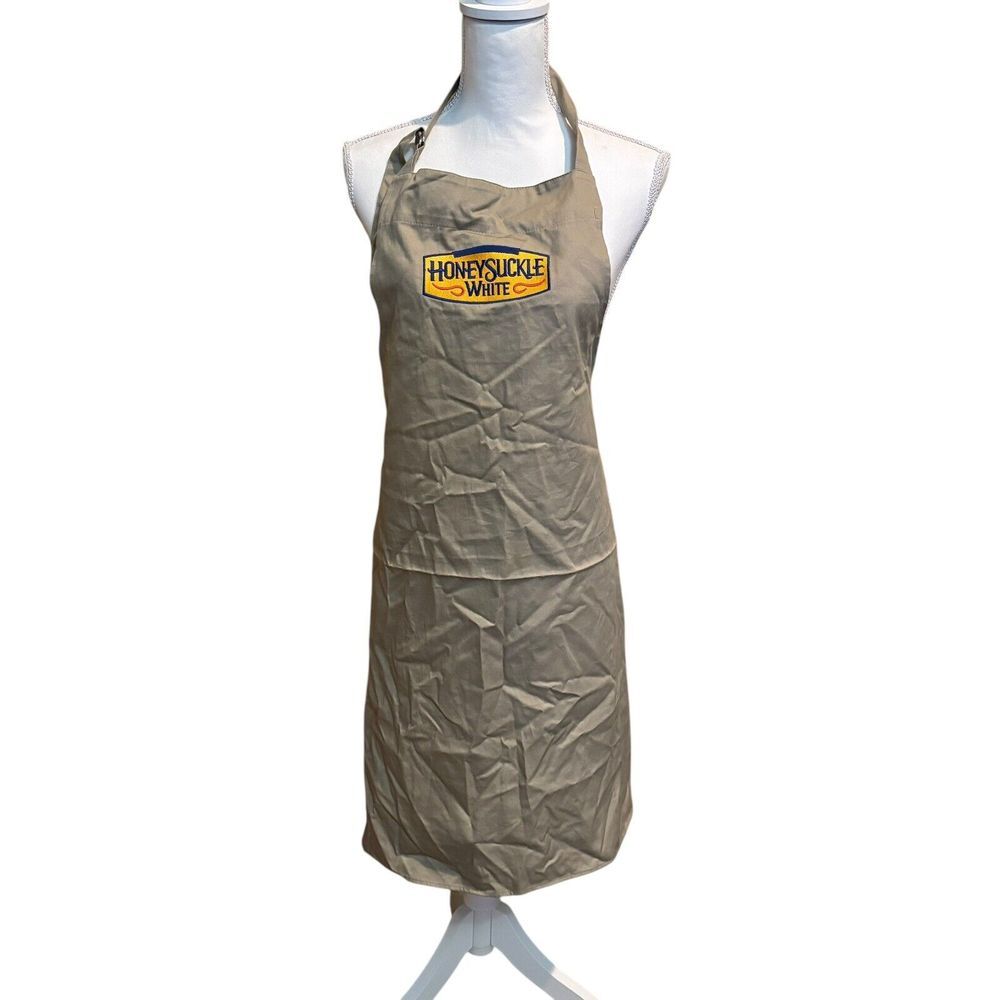 Honeysuckle White Classic Solid Full Apron Tan  Kitchen‎ Cooking